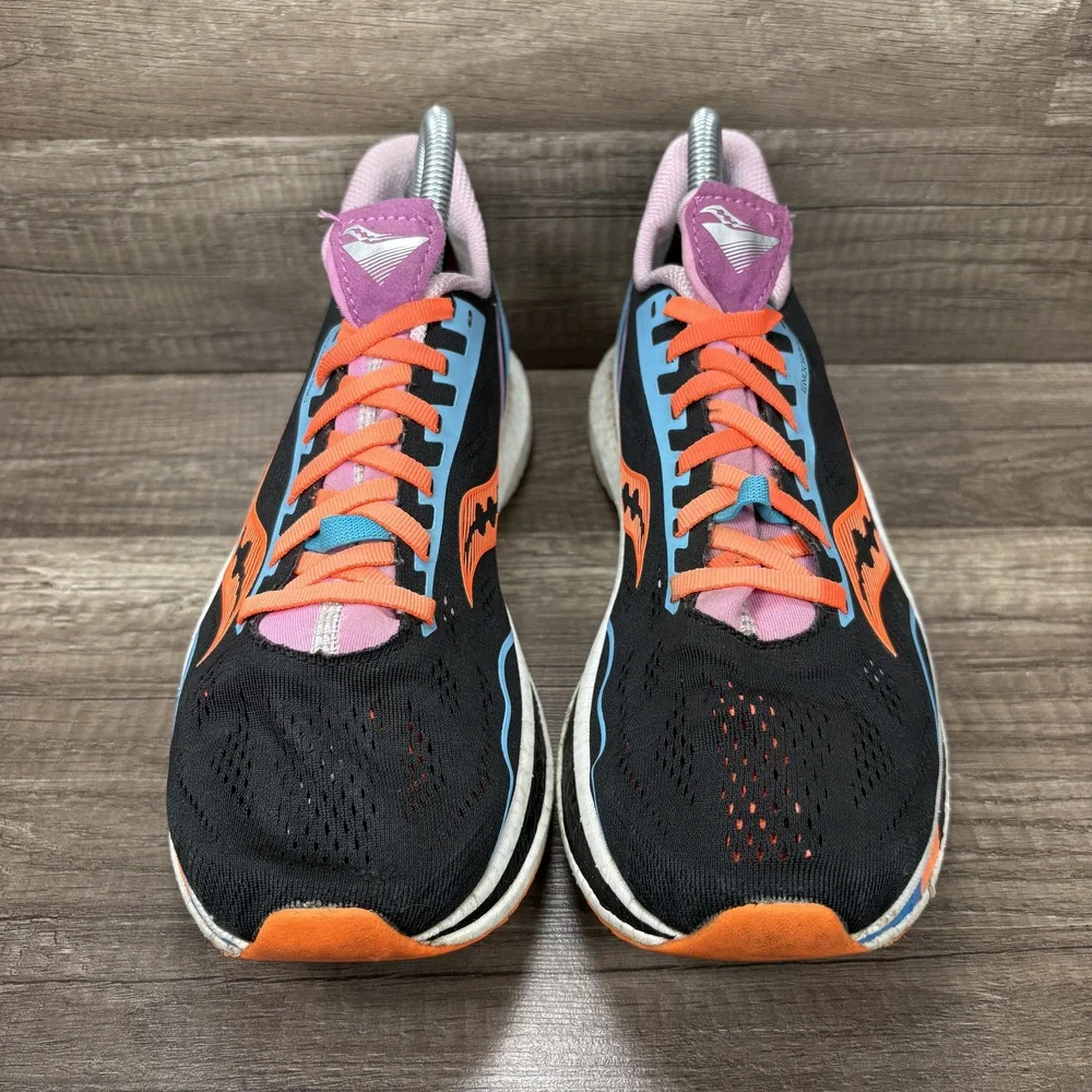 Saucony Endorphin Pro Black Orange Womens US Size 10 S10598-25 Running Shoes